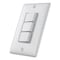 Hubbell Wiring Device-Kellems Switches and Lighting Controls, Combination Devices, Residential Grade, Decorator Series, 3) Three Way Rockers, 15A 120V AC, Side Wired, White RCD111W - alternate 7